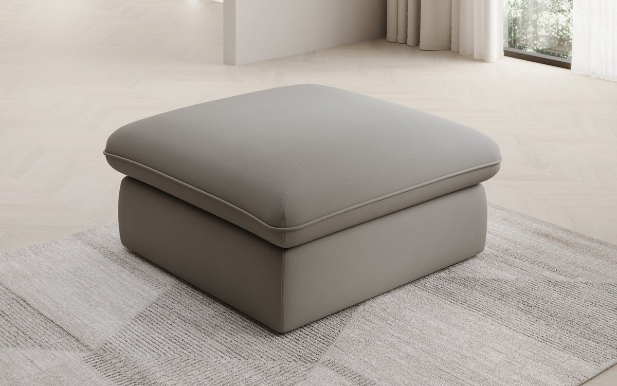 Gemütlicher Cuddle Beistellhocker, 90x90cm, Stoffbezug, Komfort für Ihr Zuhause