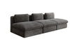Luxuriöses Cord-Designer-Sofa Cuddle: Gemütlicher 3-Sitzer für modernes Wohnzimmer
