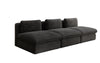 Luxuriöses Cord-Designer-Sofa Cuddle: Gemütlicher 3-Sitzer für modernes Wohnzimmer