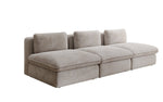 Lade das Bild in den Galerie-Viewer, Luxuriöses Cord-Designer-Sofa Cuddle: Gemütlicher 3-Sitzer für modernes Wohnzimmer
