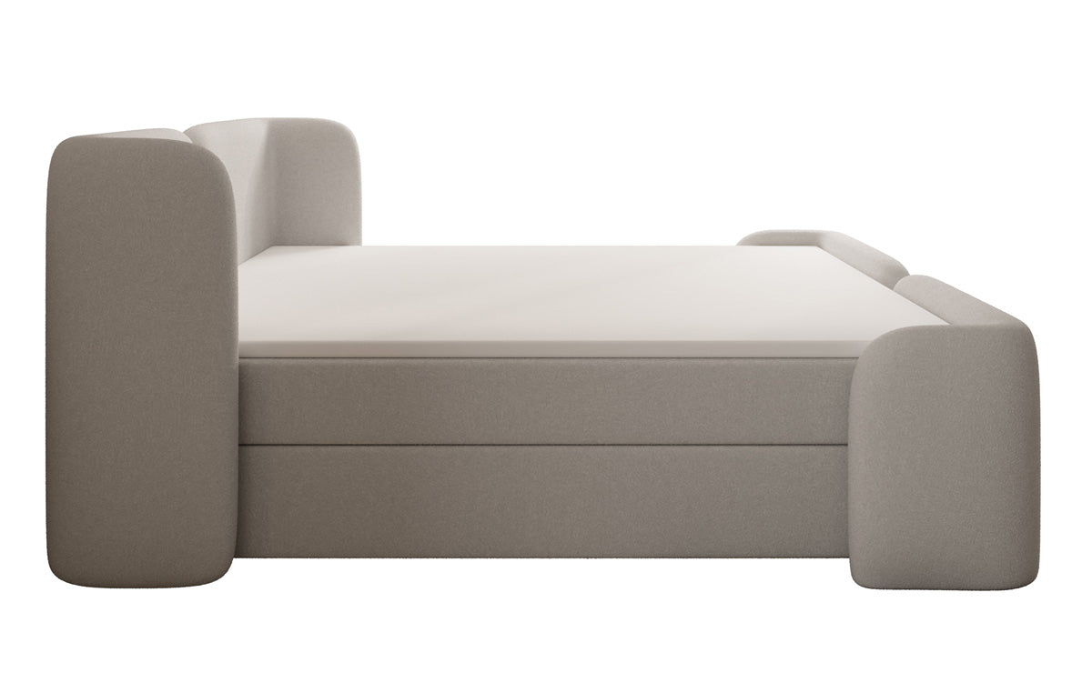 Riva Bouclé Boxspringbett mit Integriertem Stauraum – Luxuriöser Schlafkomfort und Elegantes Design