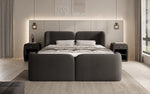 Lade das Bild in den Galerie-Viewer, Riva Bouclé Boxspringbett mit Integriertem Stauraum – Luxuriöser Schlafkomfort und Elegantes Design
