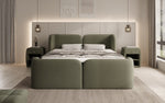 Lade das Bild in den Galerie-Viewer, Riva Bouclé Boxspringbett mit Integriertem Stauraum – Luxuriöser Schlafkomfort und Elegantes Design
