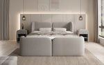 Lade das Bild in den Galerie-Viewer, Riva Bouclé Boxspringbett mit Integriertem Stauraum – Luxuriöser Schlafkomfort und Elegantes Design
