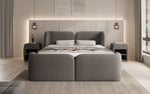 Lade das Bild in den Galerie-Viewer, Riva Bouclé Boxspringbett mit Integriertem Stauraum – Luxuriöser Schlafkomfort und Elegantes Design
