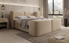 Riva Bouclé Boxspringbett mit Integriertem Stauraum – Luxuriöser Schlafkomfort und Elegantes Design