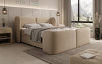 Lade das Bild in den Galerie-Viewer, Riva Bouclé Boxspringbett mit Integriertem Stauraum – Luxuriöser Schlafkomfort und Elegantes Design
