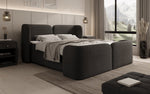 Lade das Bild in den Galerie-Viewer, Riva Bouclé Boxspringbett mit Integriertem Stauraum – Luxuriöser Schlafkomfort und Elegantes Design
