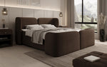 Lade das Bild in den Galerie-Viewer, Riva Bouclé Boxspringbett mit Integriertem Stauraum – Luxuriöser Schlafkomfort und Elegantes Design
