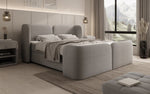 Lade das Bild in den Galerie-Viewer, Riva Bouclé Boxspringbett mit Integriertem Stauraum – Luxuriöser Schlafkomfort und Elegantes Design

