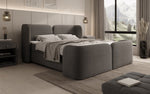 Lade das Bild in den Galerie-Viewer, Riva Bouclé Boxspringbett mit Integriertem Stauraum – Luxuriöser Schlafkomfort und Elegantes Design
