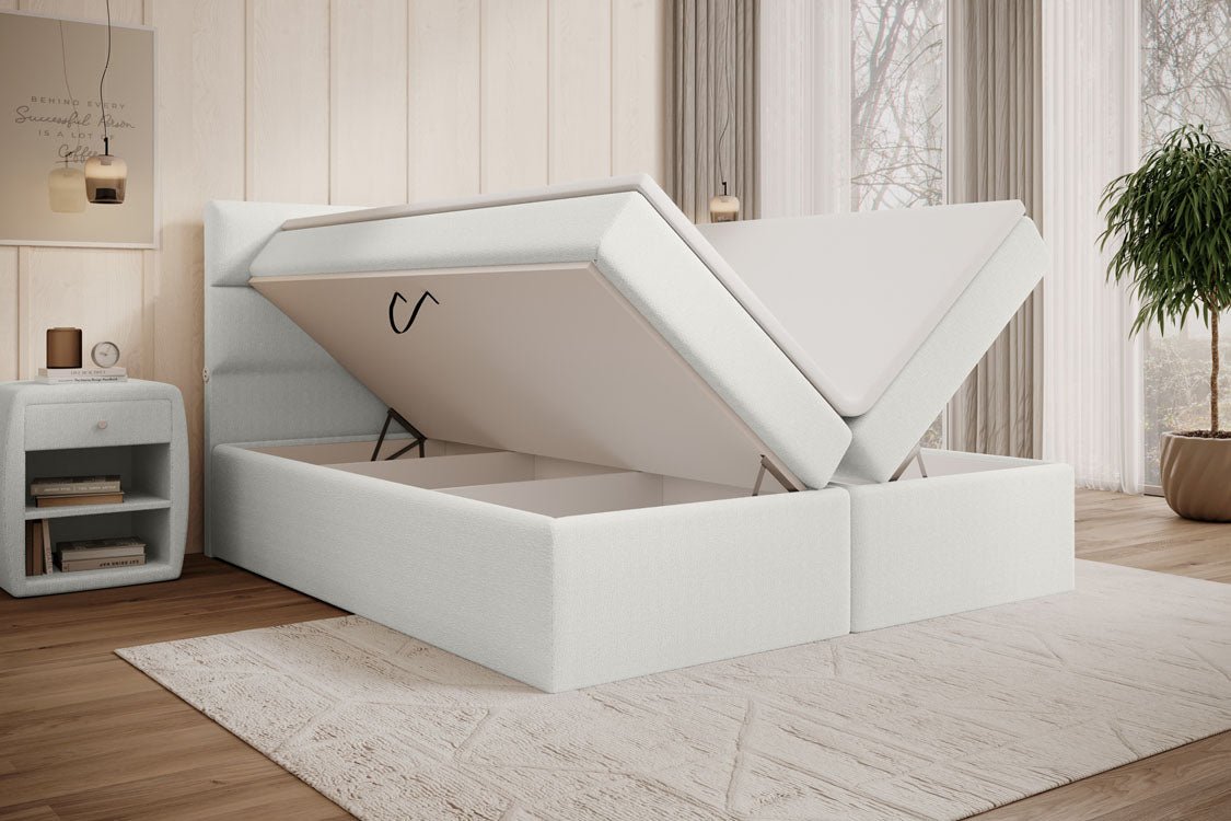 Carito Boxspringbett: Luxuriöser Schlaf, integrierter USB-Anschluss & cleverer Stauraum