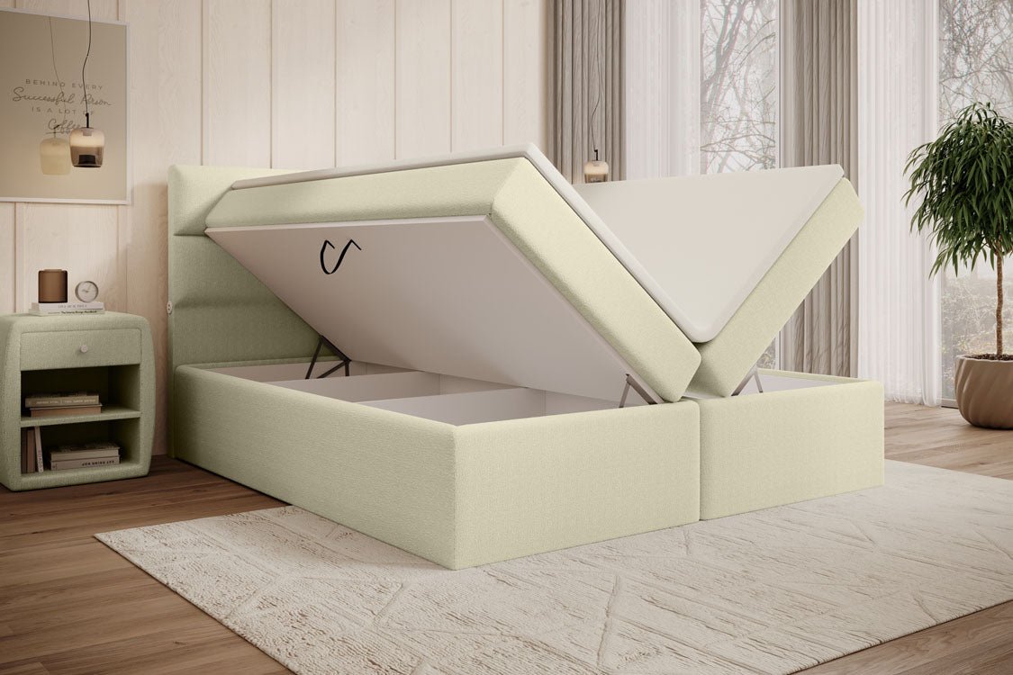 Carito Boxspringbett: Luxuriöser Schlaf, integrierter USB-Anschluss & cleverer Stauraum