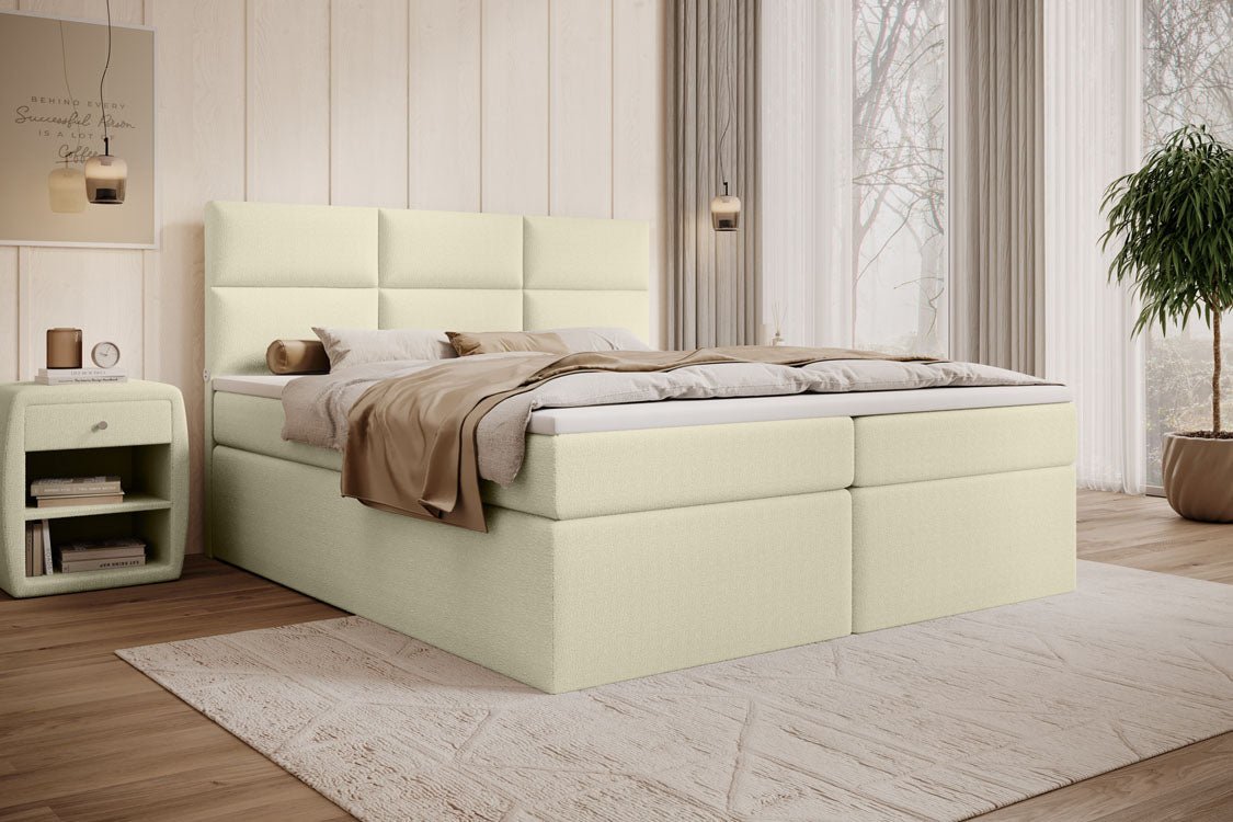 Carito Boxspringbett: Luxuriöser Schlaf, integrierter USB-Anschluss & cleverer Stauraum