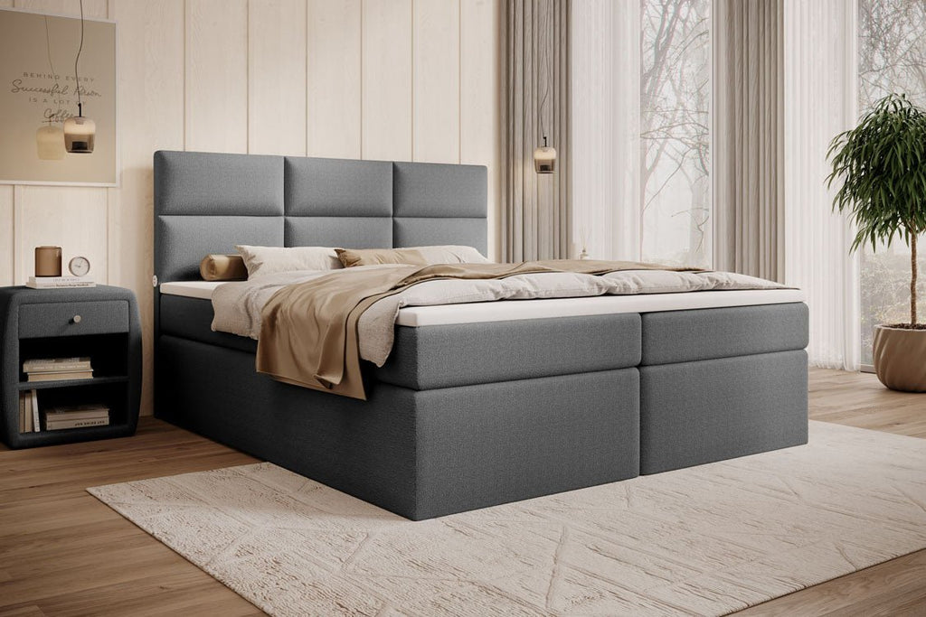 Carito Boxspringbett: Luxuriöser Schlaf, integrierter USB-Anschluss & cleverer Stauraum