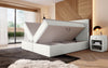 Luxuriöses Boxspringbett Sejour Bouclé mit LED-Beleuchtung & Stauraum