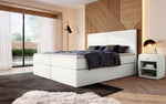 Lade das Bild in den Galerie-Viewer, Luxuriöses Boxspringbett Sejour Bouclé mit LED-Beleuchtung &amp; Stauraum
