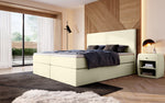 Lade das Bild in den Galerie-Viewer, Luxuriöses Boxspringbett Sejour Bouclé mit LED-Beleuchtung &amp; Stauraum
