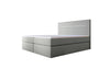 Luxuriöses Boxspringbett Sejour Bouclé mit LED-Beleuchtung & Stauraum
