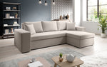 Lade das Bild in den Galerie-Viewer, Denver Bouclé Schlafsofa: Elegantes, vielseitiges Design mit Klappfunktion für Komfort

