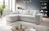 Denver Bouclé Schlafsofa: Elegantes, vielseitiges Design mit Klappfunktion für Komfort