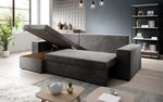 Lade das Bild in den Galerie-Viewer, Denver Bouclé Schlafsofa: Elegantes, vielseitiges Design mit Klappfunktion für Komfort
