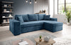 Denver Designer Cord Sofa: Stilvoll, Bequem, mit Schlaf- und Klappfunktion