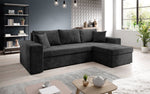 Lade das Bild in den Galerie-Viewer, Denver Design Cord Ecksofa mit Schlaffunktion – Verwandlungssofa für Modernen Wohnkomfort
