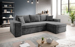 Lade das Bild in den Galerie-Viewer, Denver Design Cord Ecksofa mit Schlaffunktion – Verwandlungssofa für Modernen Wohnkomfort

