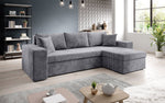 Lade das Bild in den Galerie-Viewer, Denver Design Cord Ecksofa mit Schlaffunktion – Verwandlungssofa für Modernen Wohnkomfort
