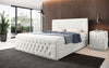 Luxuriöses Velutto Bouclé Boxspringbett mit Stauraum – Ultimativer Schlafkomfort