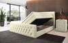 Luxuriöses Velutto Bouclé Boxspringbett mit Stauraum – Ultimativer Schlafkomfort