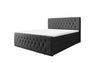 Luxuriöses Velutto Bouclé Boxspringbett mit Stauraum – Ultimativer Schlafkomfort