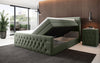 Luxuriöses Velutto Bouclé Boxspringbett mit Stauraum – Ultimativer Schlafkomfort