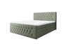 Luxuriöses Velutto Bouclé Boxspringbett mit Stauraum – Ultimativer Schlafkomfort