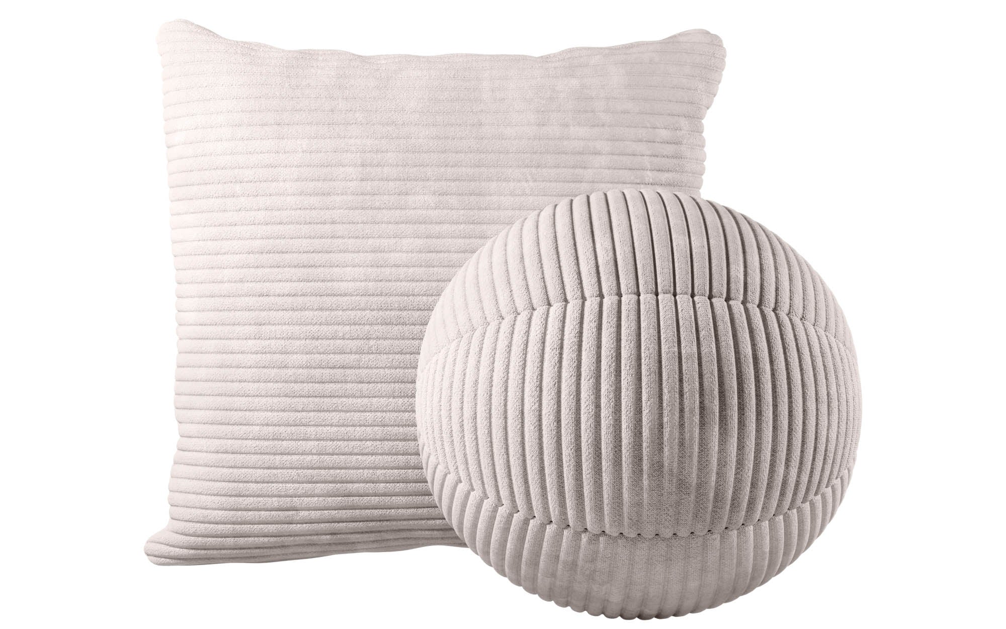 Luxuriöses Cord Zierkissen Set Gava Sphere – Gemütliche Dekokissen für Zuhause
