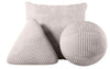 Luxuriöses Cord Zierkissen Set: Gava, Sphere, Nook - Elegante Wohnkissen