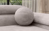 Modernes Rundes Cord Zierkissen Sphere Ø35cm – Stilvolles Dekokissen für gemütliche Akzente