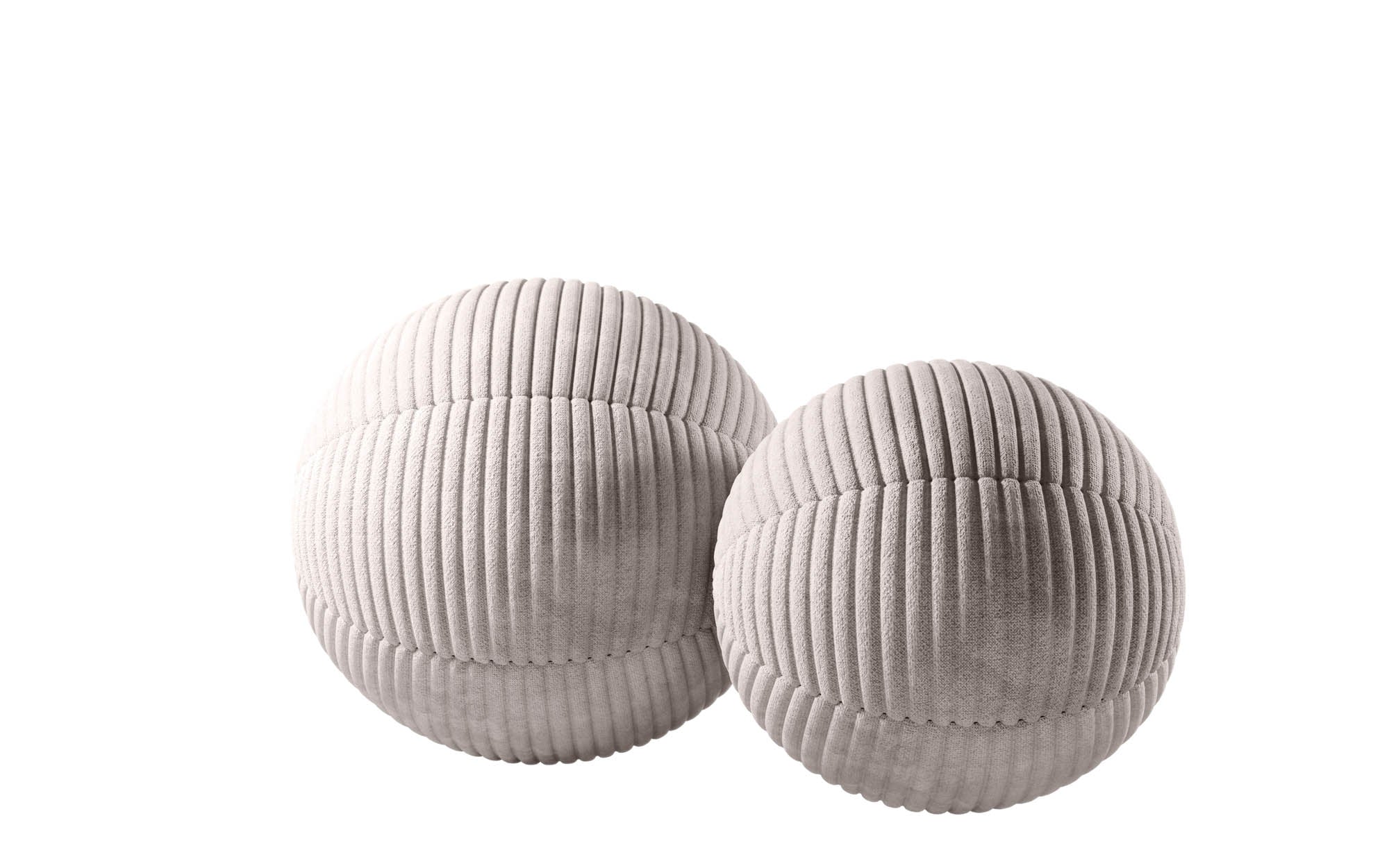 Luxuriöses Cord Zierkissen Set Globe Sphere – Stilvolle Dekokissen für Wohnzimmer und Schlafzimmer
