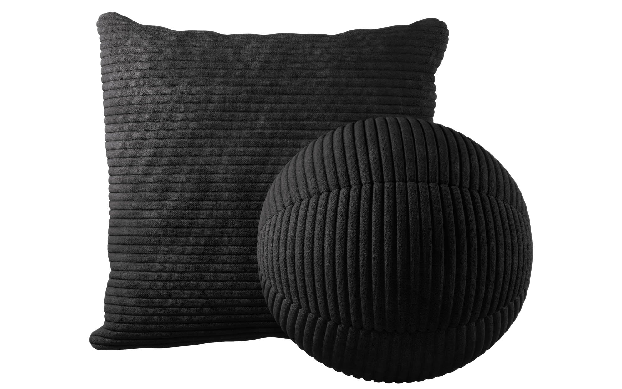 Luxuriöses Cord Zierkissen Set Gava Sphere – Gemütliche Dekokissen für Zuhause