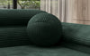 Modernes Rundes Cord Zierkissen Sphere Ø35cm – Stilvolles Dekokissen für gemütliche Akzente