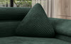 Dreieckiges Cord-Kissen Nook: Stylisches Zierkissen für Sofa, Bett & Wohnakzente