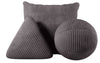 Luxuriöses Cord Zierkissen Set: Gava, Sphere, Nook - Elegante Wohnkissen