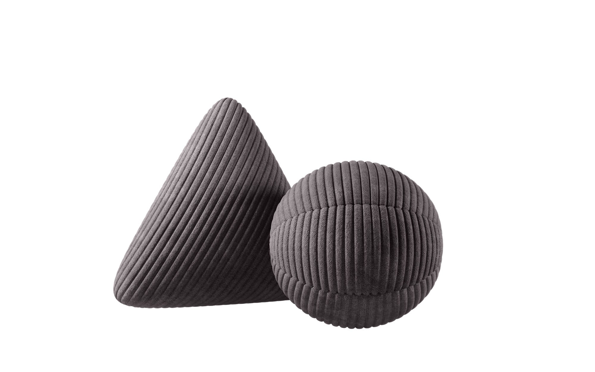 Gemütliches Zierkissen Set Globe/Nook aus weichem Cord für Ihr Zuhause