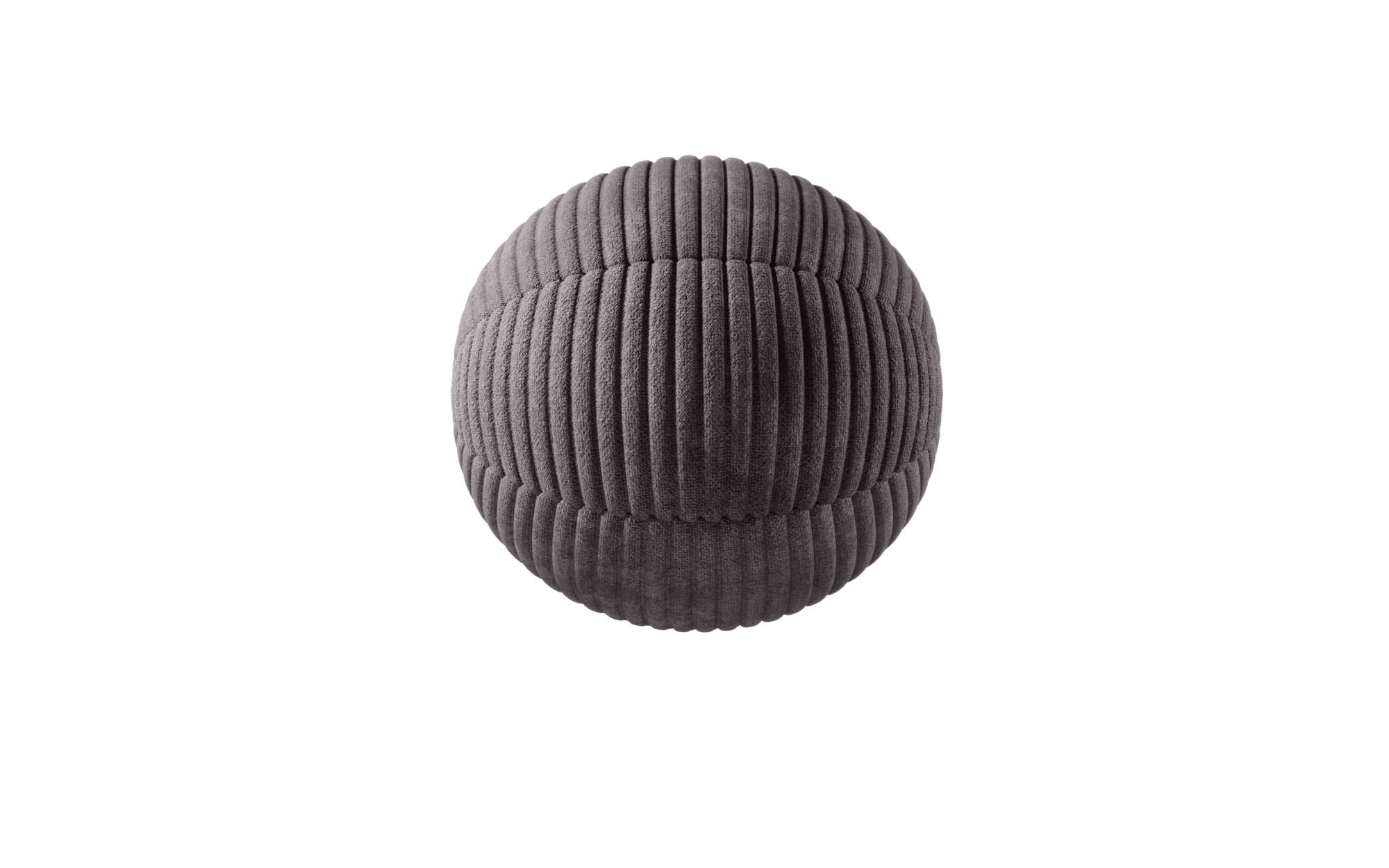 Modernes Rundes Cord Zierkissen Sphere Ø35cm – Stilvolles Dekokissen für gemütliche Akzente
