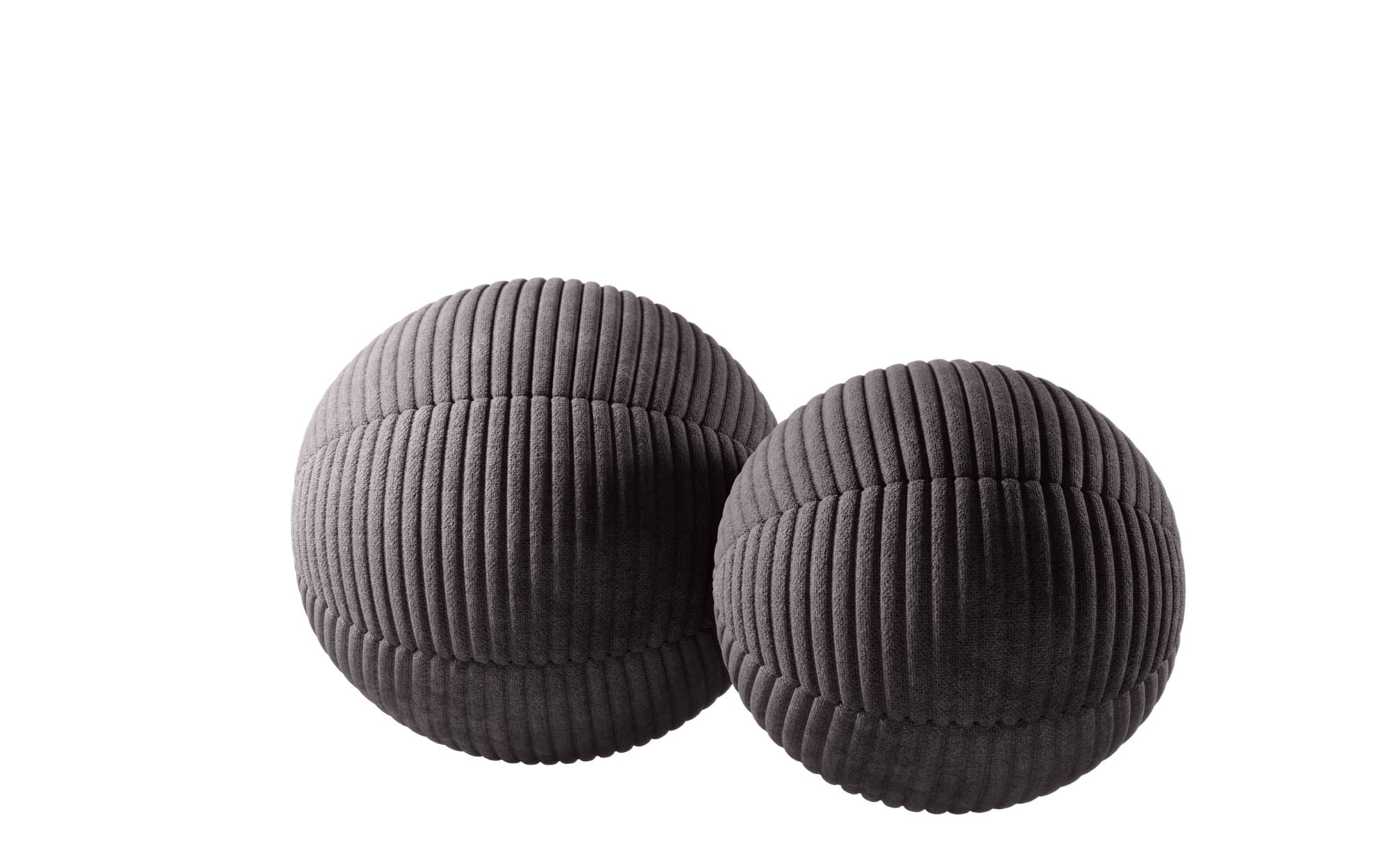 Luxuriöses Cord Zierkissen Set Globe Sphere – Stilvolle Dekokissen für Wohnzimmer und Schlafzimmer