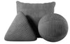 Luxuriöses Cord Zierkissen Set: Gava, Sphere, Nook - Elegante Wohnkissen