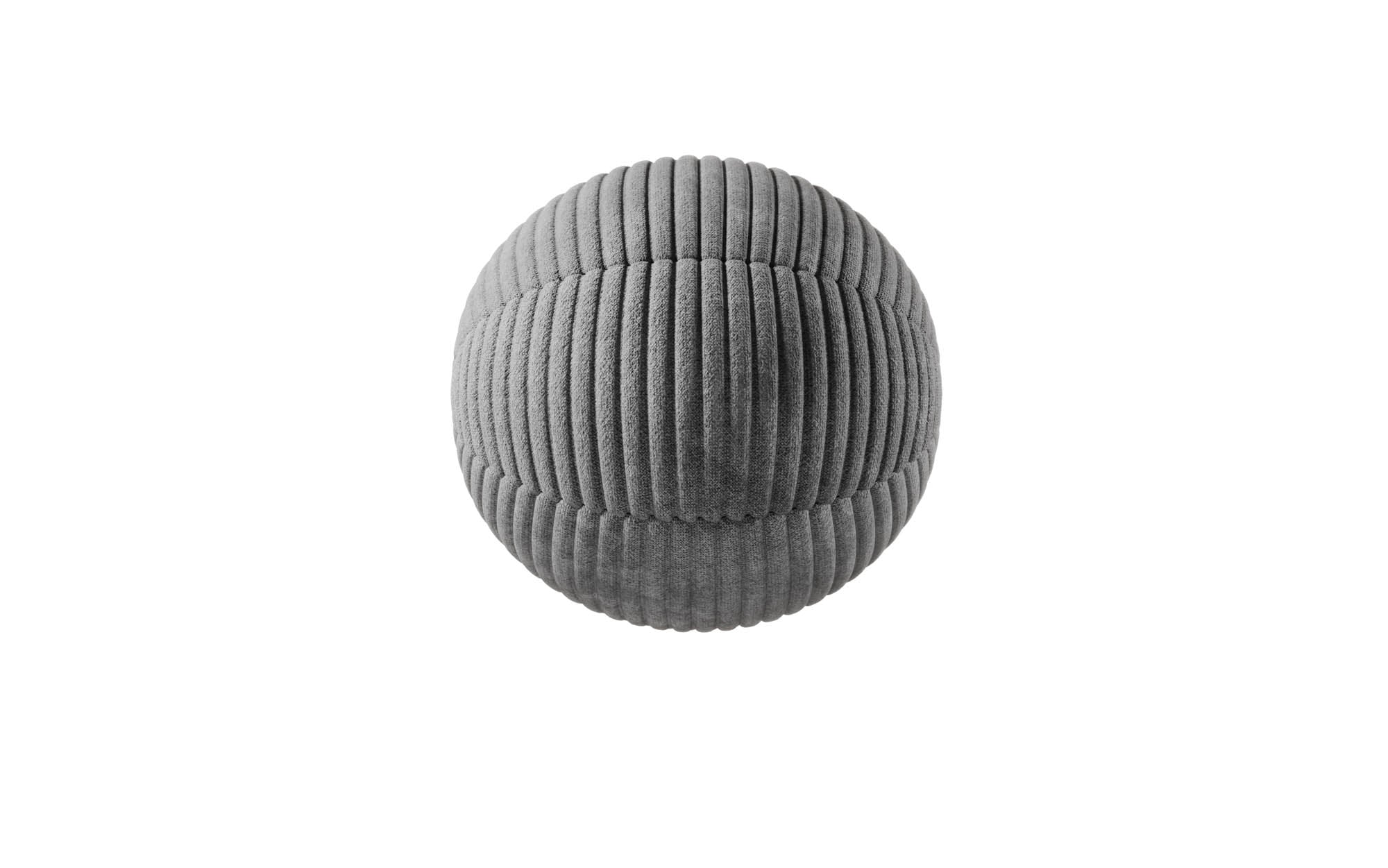 Modernes Rundes Cord Zierkissen Sphere Ø35cm – Stilvolles Dekokissen für gemütliche Akzente