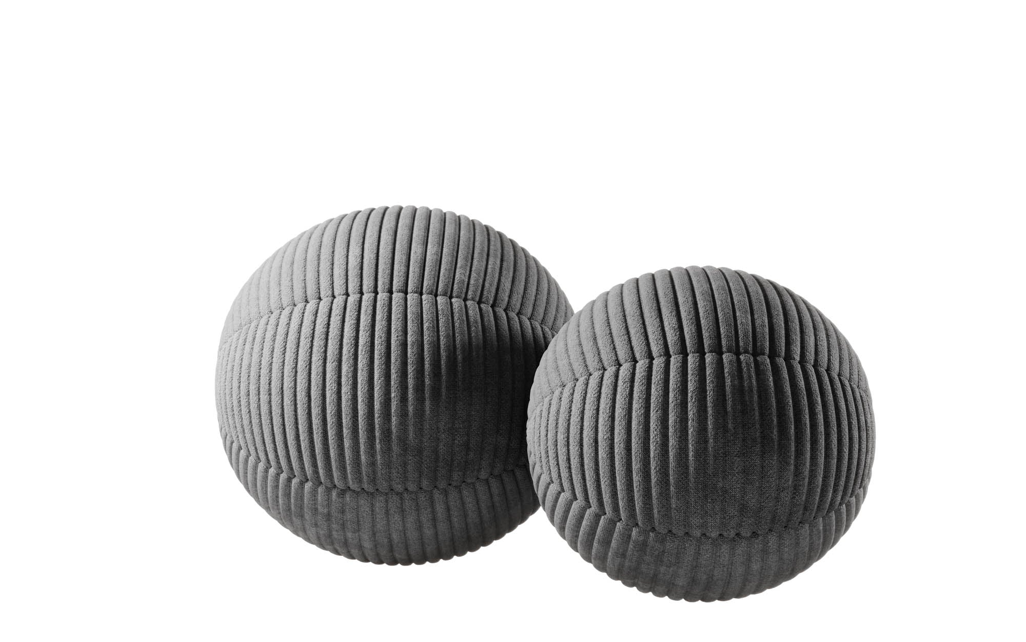 Luxuriöses Cord Zierkissen Set Globe Sphere – Stilvolle Dekokissen für Wohnzimmer und Schlafzimmer