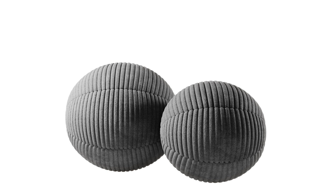 Luxuriöses Cord Zierkissen Set Globe Sphere – Stilvolle Dekokissen für Wohnzimmer und Schlafzimmer